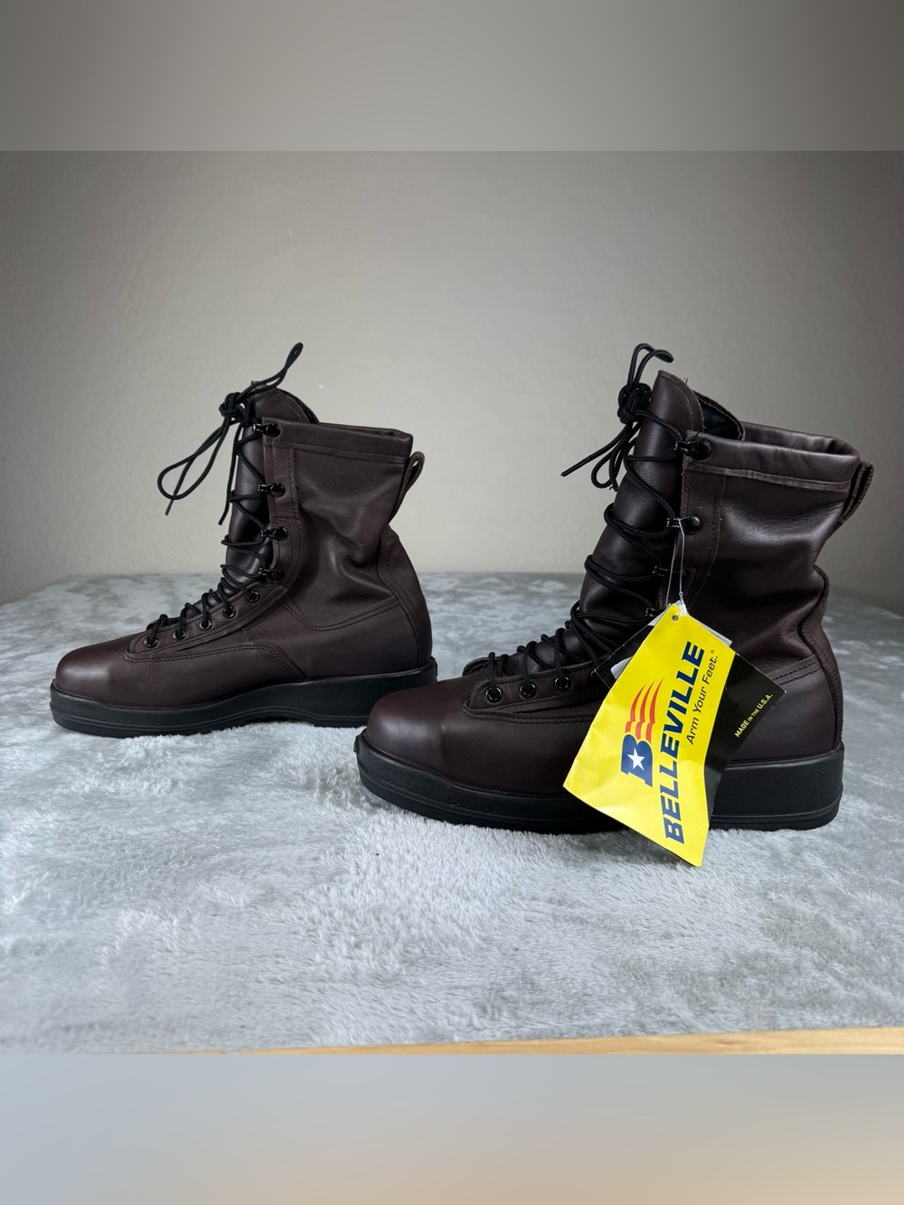 Belleville MENS 10  Steel Toe Aviator Flight Boots 330ST Dark Brown USA NWT